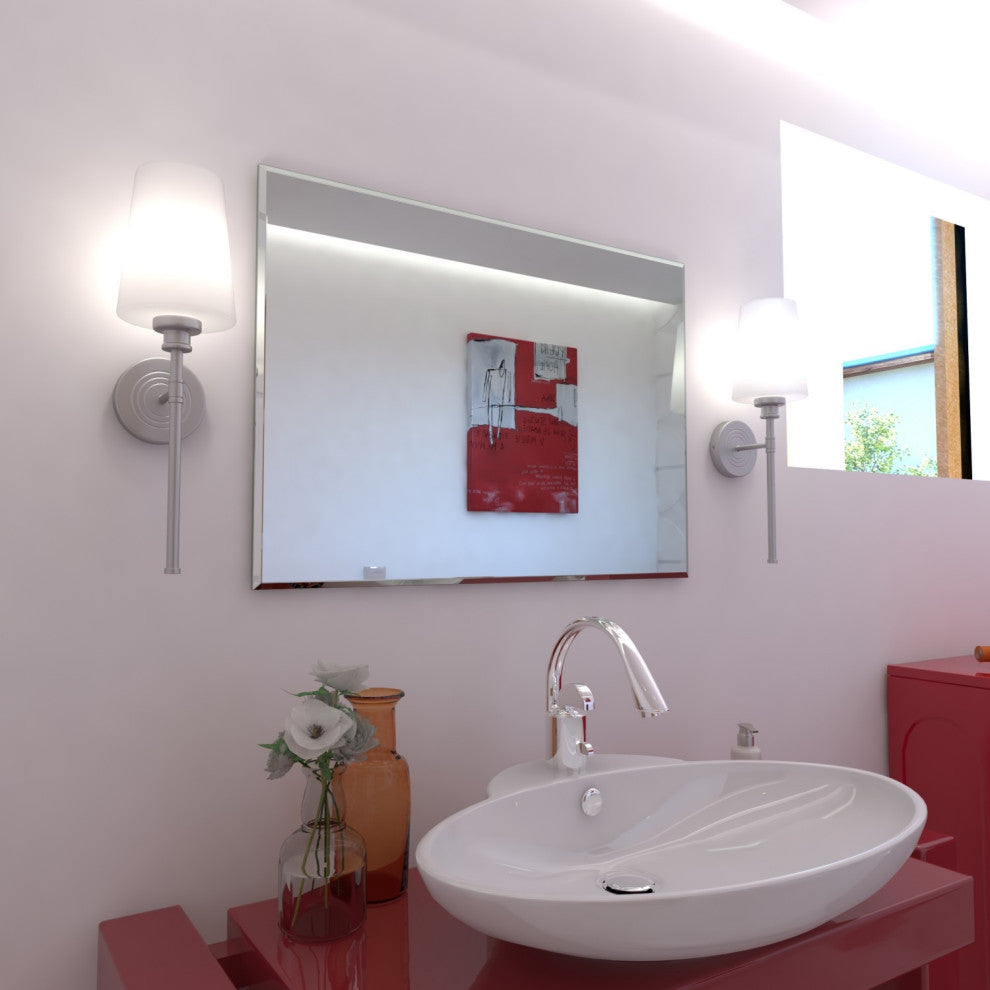 Clark Wall Light Satin Nickel