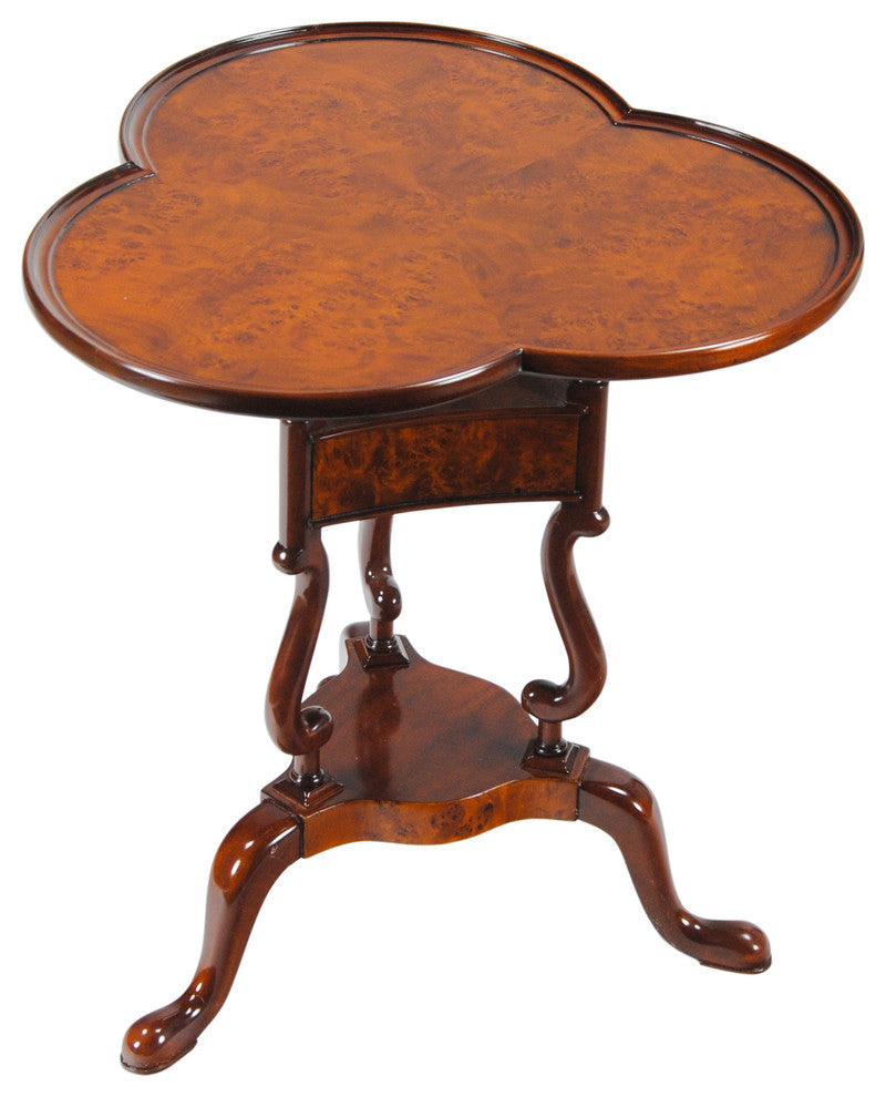 Burled Clover Table