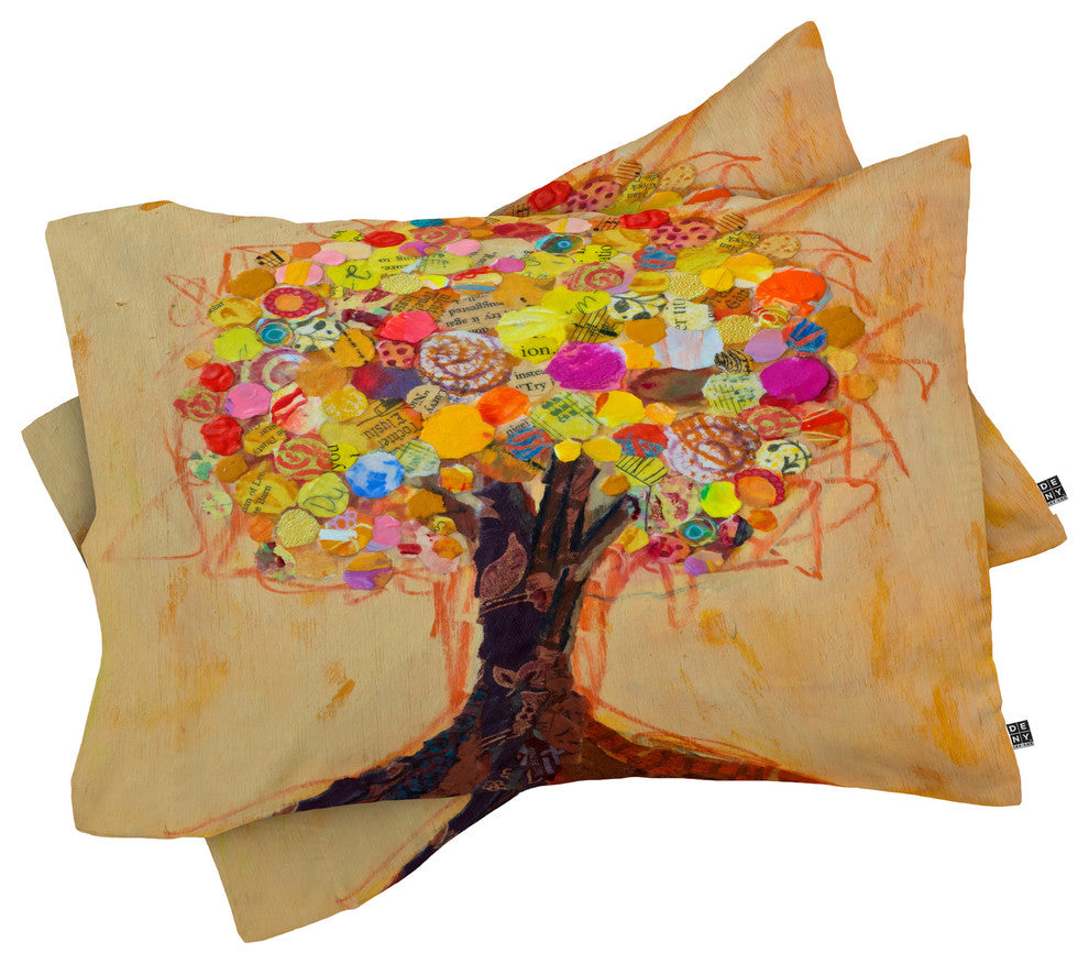 Deny Designs Elizabeth St Hilaire Nelson Summer Tree Pillow Shams, King