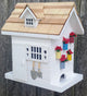Potting Shed Bird Feeder, White
