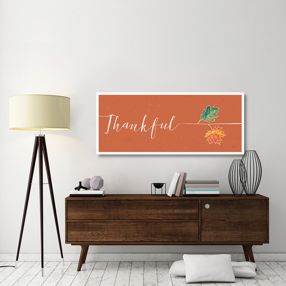 "Underlined Fall III Color" Digital Paper Print by Veronique Charron, 62"x26"