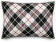 Black and Red Farmhouse Plaid 14"x20" Indoor / Outdoor Throw Pillow