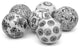 3" Black and White Decorative Porcelain Ball Set