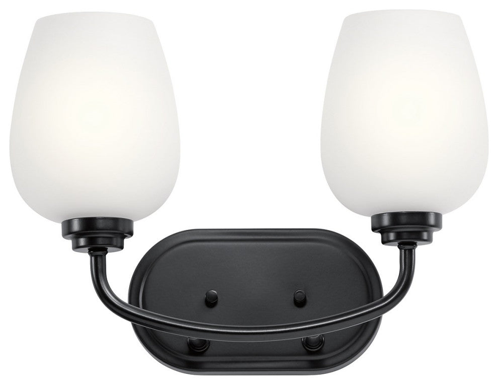 Kichler Valserrano 2 Light Bath Light in Black