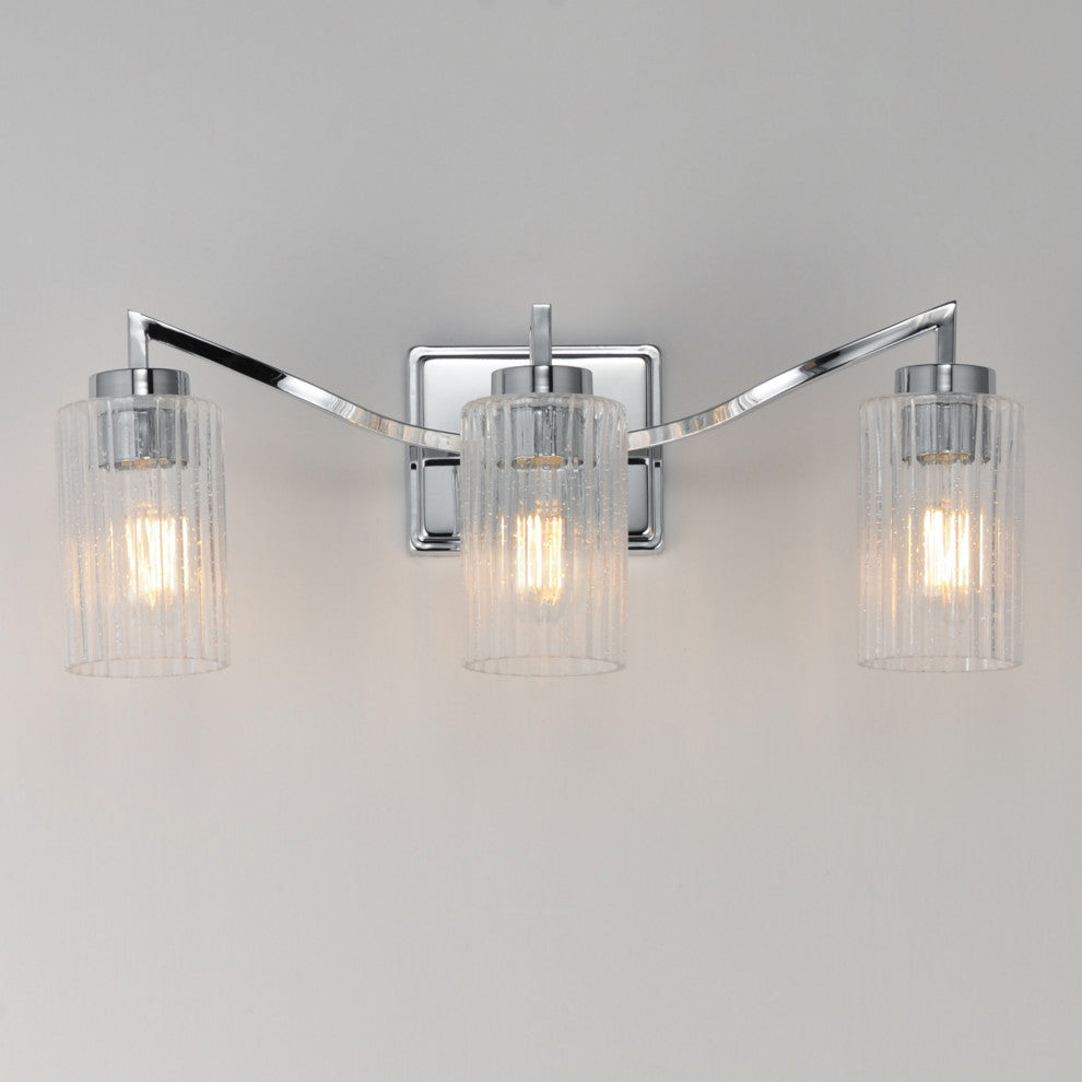 Maxim 21373 Rigata 3 Light 23"W Vanity Light - Polished Nickel