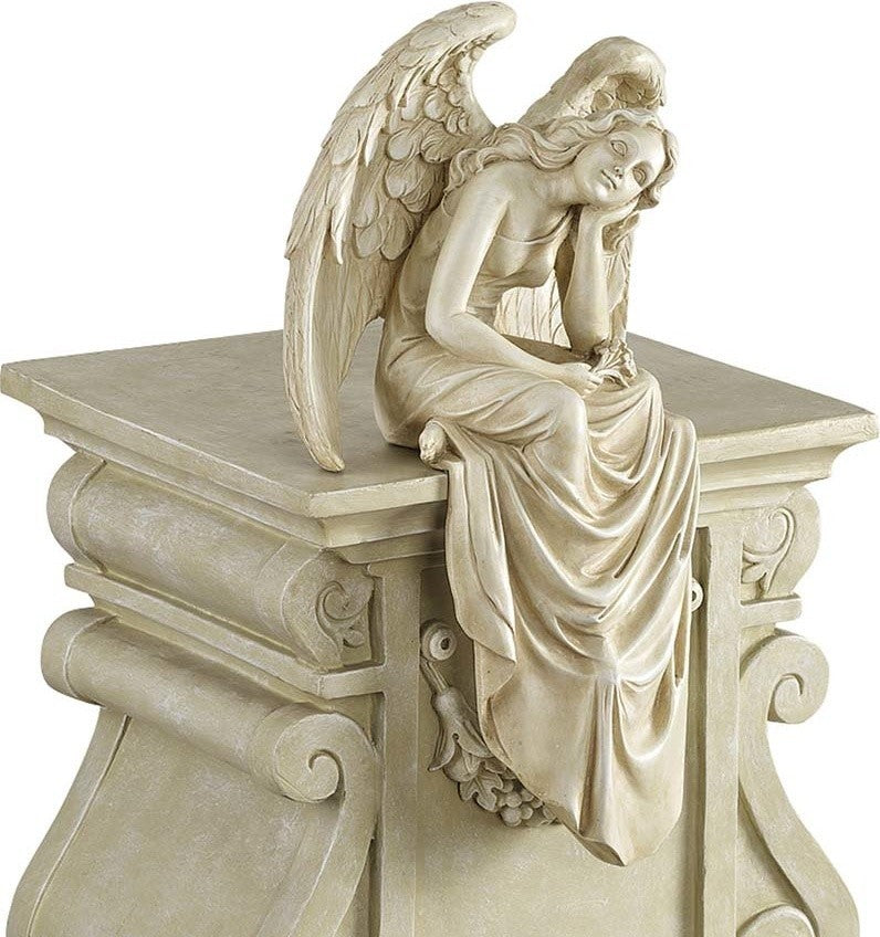 Resting Angel Statue, Medium