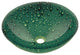 Tempered Glass 1/2" Thick, 16.5" Diameter, 5.5" With Chrome Pop-Up Drain