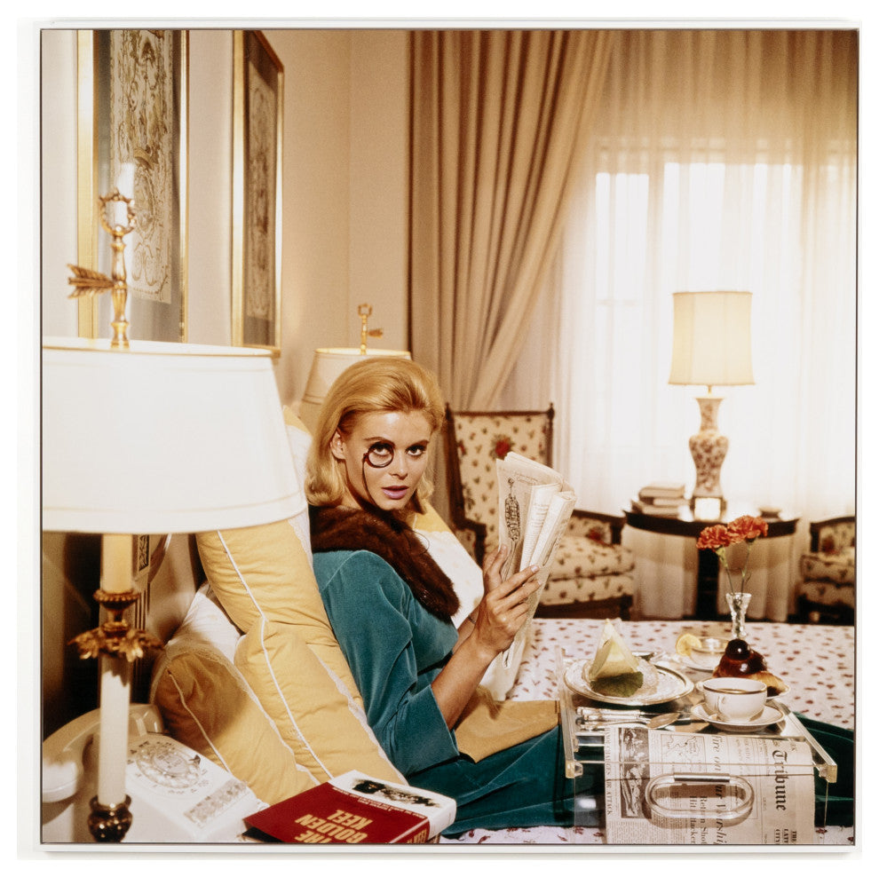 Monocled Miss By Slim Aarons