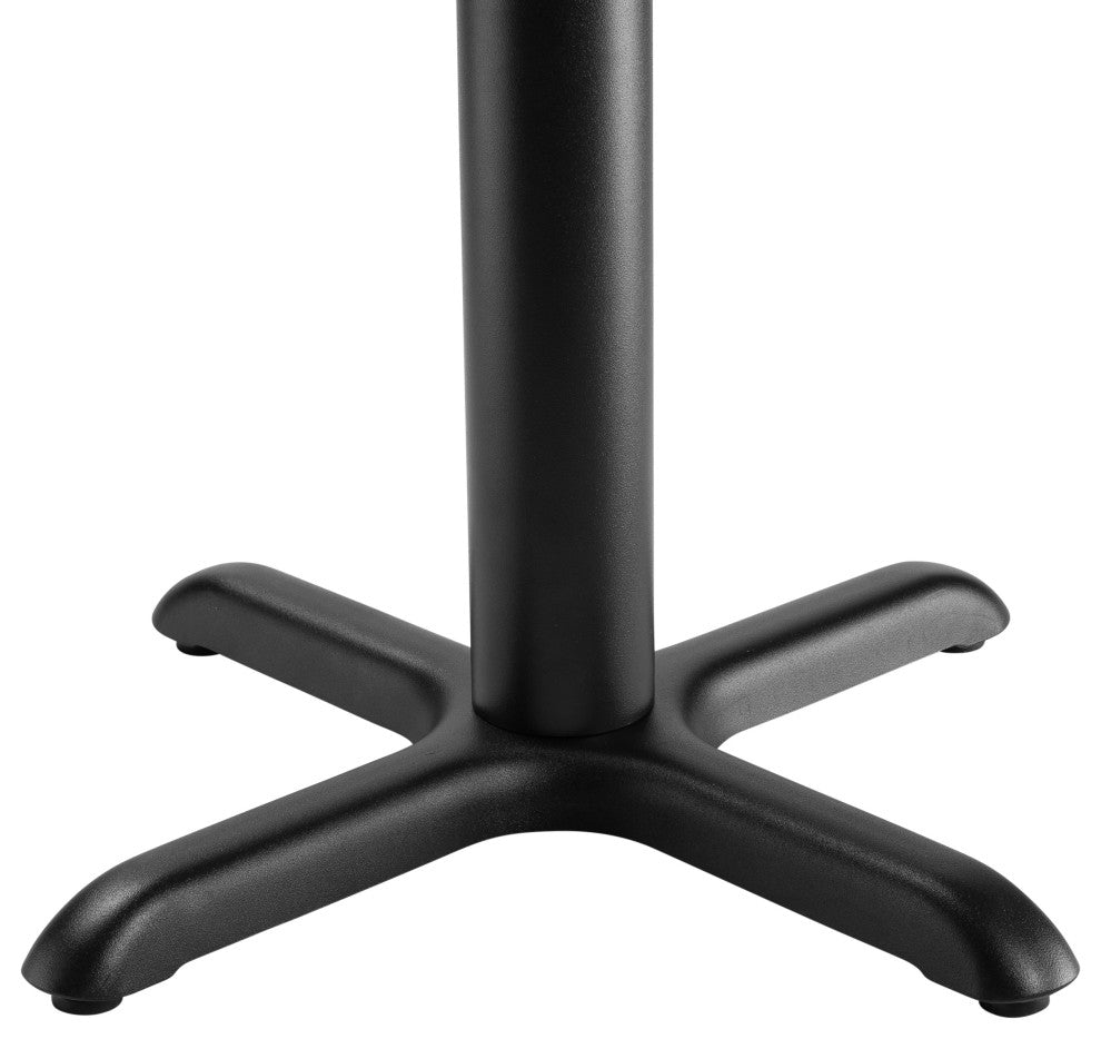 NPS Cafe Table, 36" Square, "X" Base, 42" Height, Grey Nebula