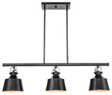 Innovations 370-3I-BK-M Provin 3 Light 35.5" Island Light, Matte Black