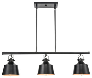 Innovations 370-3I-BK-M Provin 3 Light 35.5" Island Light, Matte Black