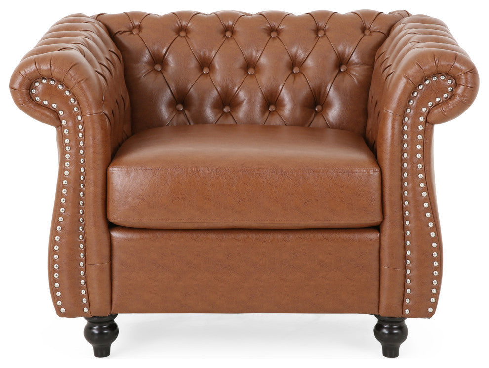 Chaim Chesterfield Club Chair