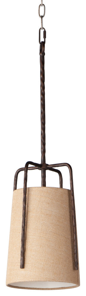 Maxim 10198BR Pitchfork 9"W Mini Pendant - Oil Rubbed Bronze