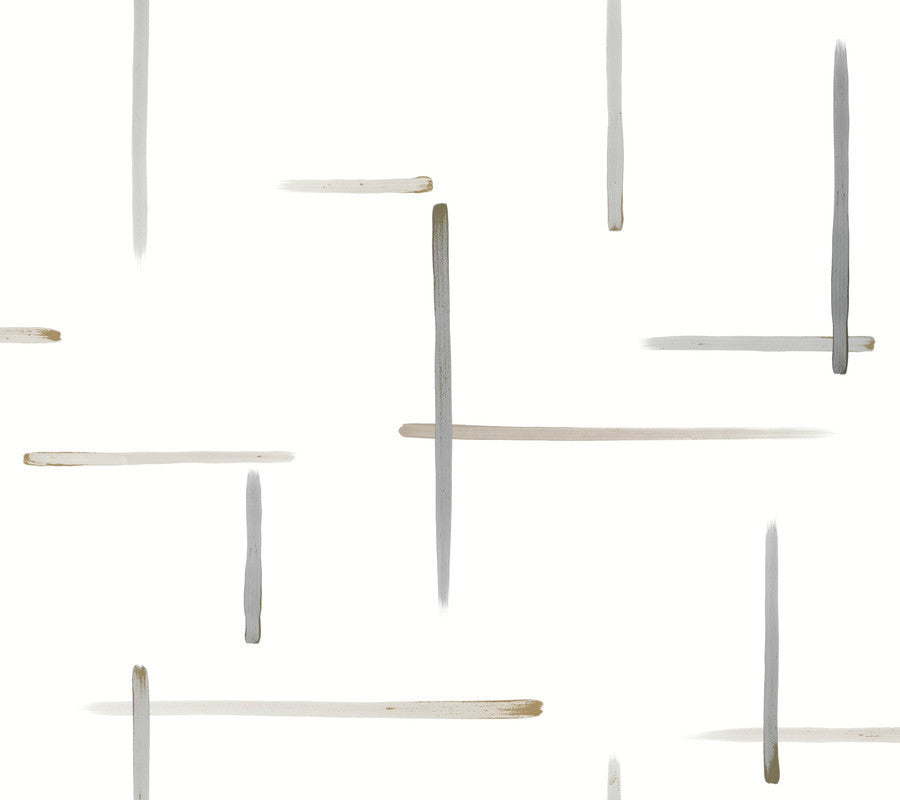 Gilded Sumi-E Wallpaper