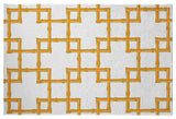 Bamboo Spring Chenille Rug, Mango, 4'x6'