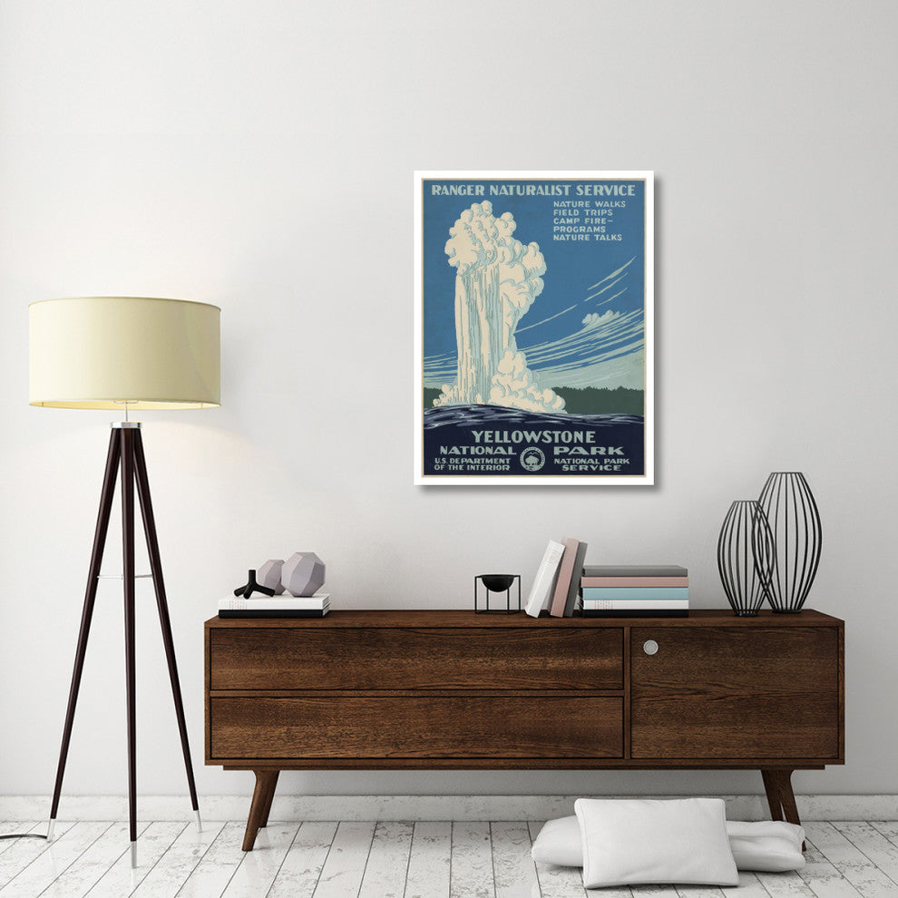 "Yellowstone National Park, ca. 1938" Paper Art, 32"x42"