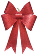 24" Red Glitter Bow