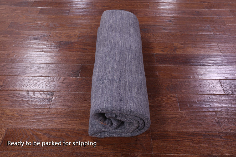 6' Square Persian Gabbeh Handmade Wool Rug - Q15178