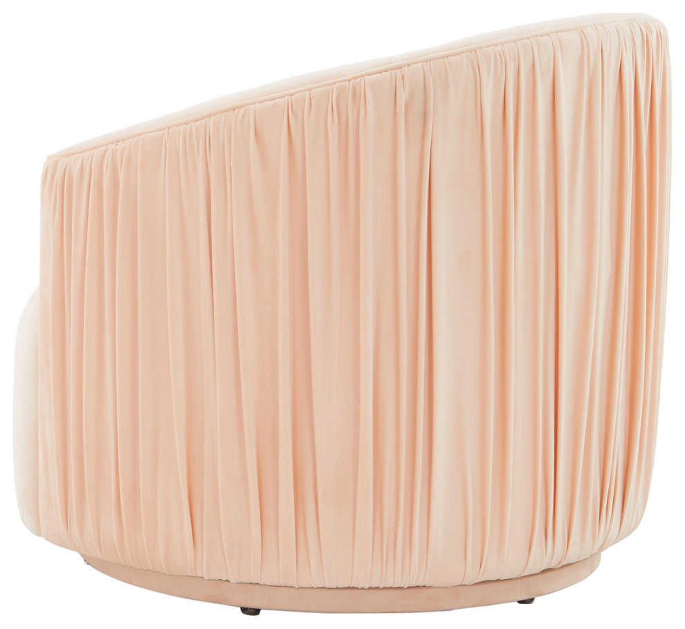 London Peche Pleated Swivel Chair