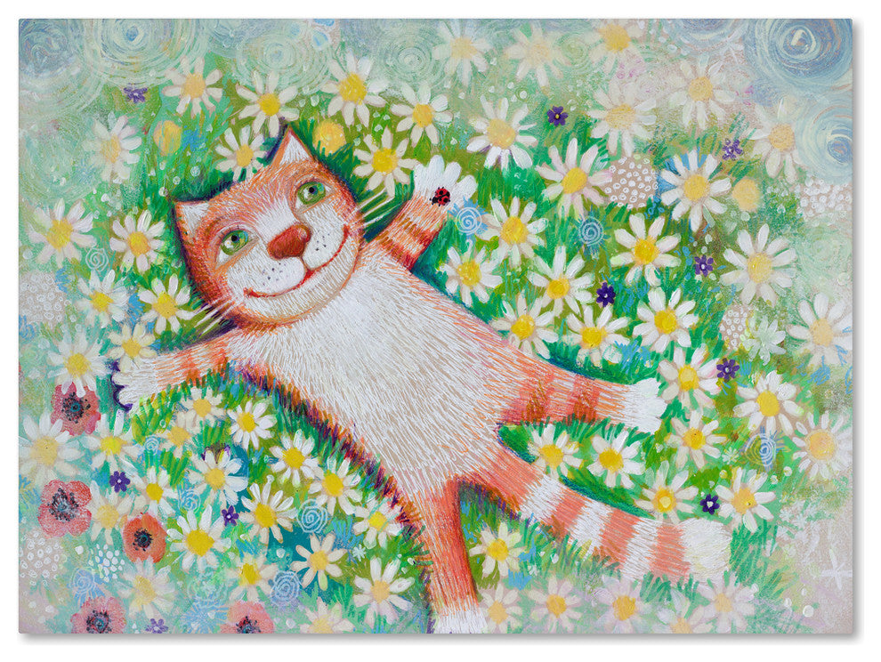 Oxana Ziaka 'Happy Summer' Canvas Art, 35" x 47"
