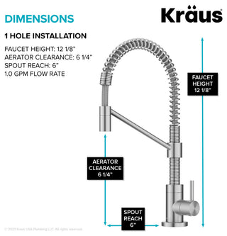 Bolden Commercial Style Pulldown Kitchen Faucet and Water Filter Faucet SFS