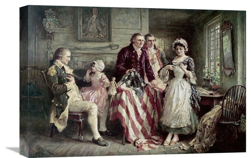 "Betsy Ross" Artwork, 22"x15"