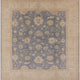 Ahgly Company Indoor Square Mid-Century Modern Area Rugs, 6' Square