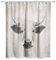 Creamy Tonal Cow 71"x74" Shower Curtain