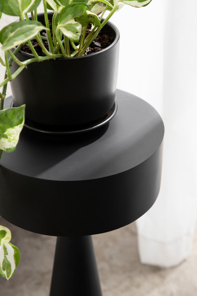 Solbrett Drink Table, Black, 10x10x22