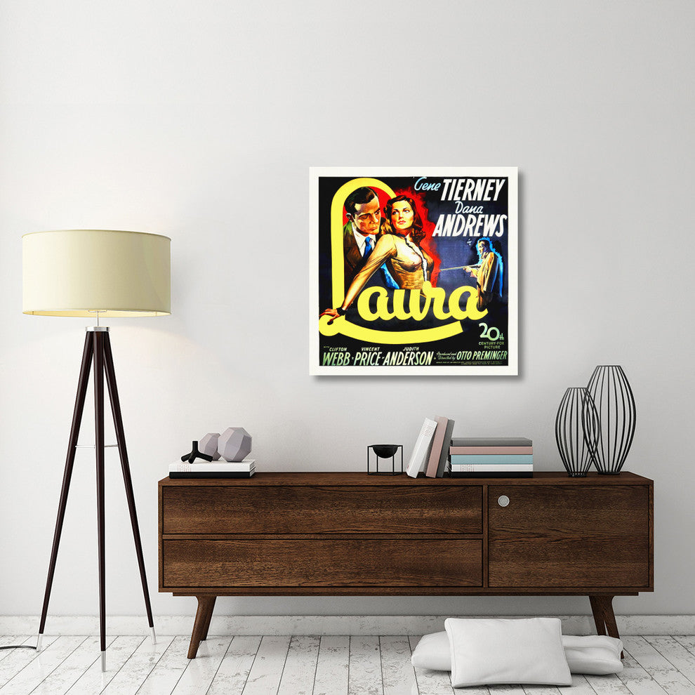 "Laura, 1944" Stretched Canvas Giclee by Hollywood Photo Archive, 36x36"