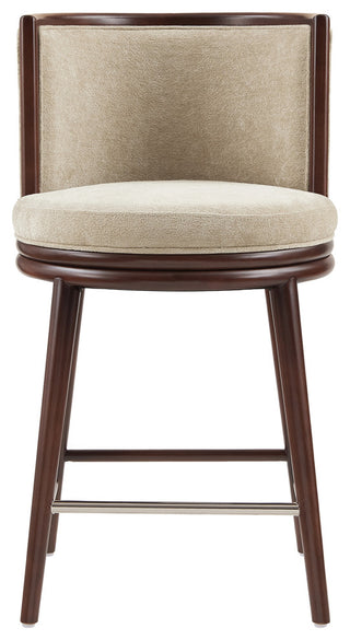Manhattan Comfort Evalyn Counter Stool, Natural, Single