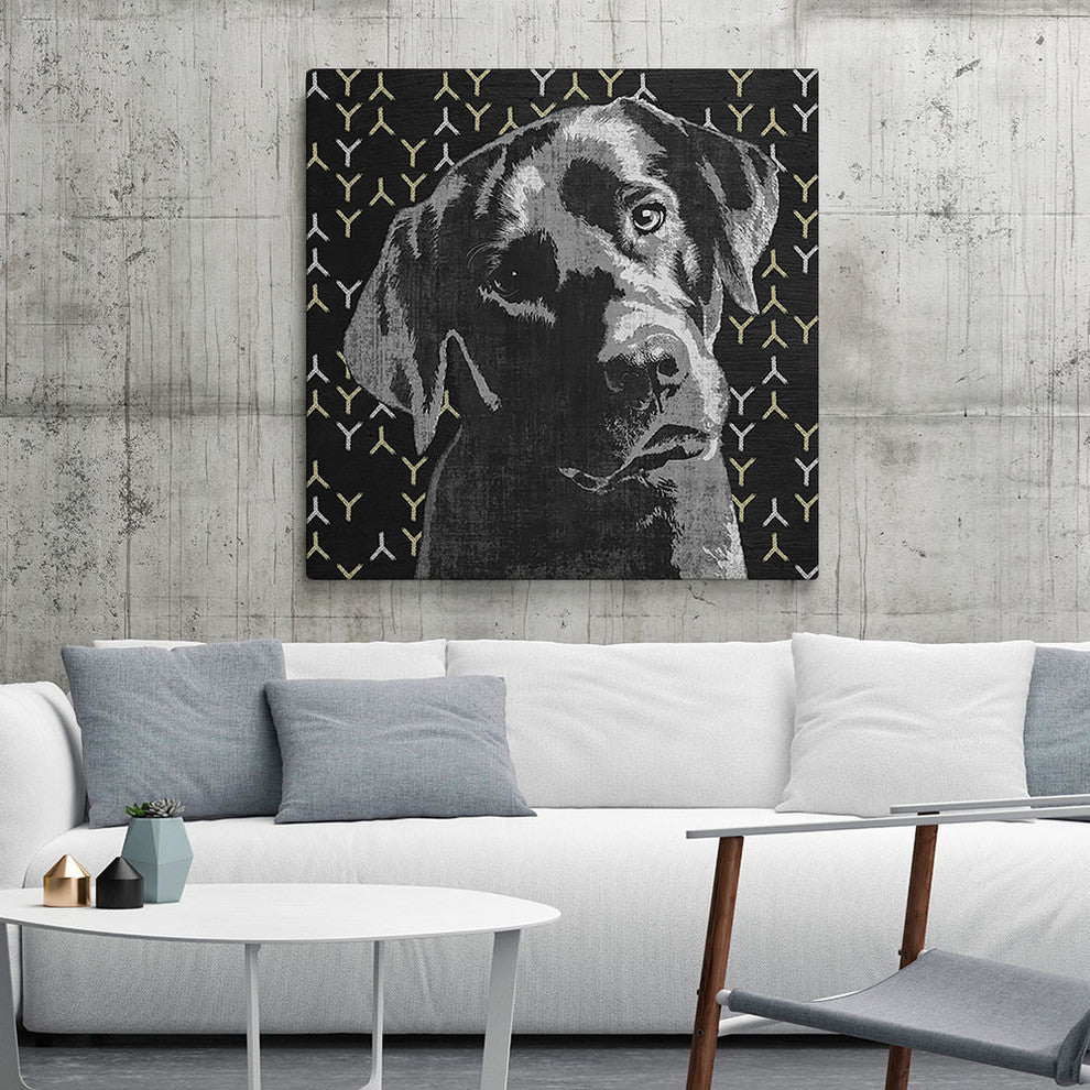 "Lab" Museum Mounted Canvas Print, 20"x20"