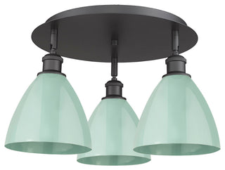 Ballston Dome 3 19.25" Flush Mount Matte Black