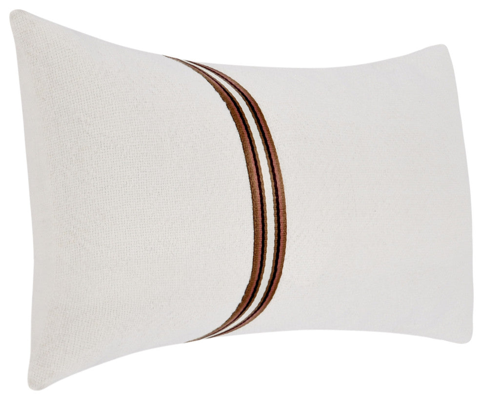 Ralph 22" Cotton Linen Throw Pillow, 14x26