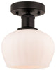 Innovations 616-1F-OB-G91 Fenton 1 Light Semi-Flush Mount, Oil Rubbed Bronze