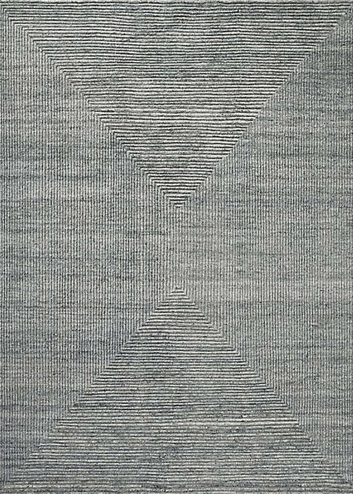 Ahgly Company Indoor Rectangle Mid-Century Modern Area Rugs, 7' x 9'