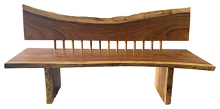 Live Edge Bench, 72"