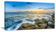 "Rocky Coogee Beach in Sydney" Seashore Canvas Print, 32"x16"