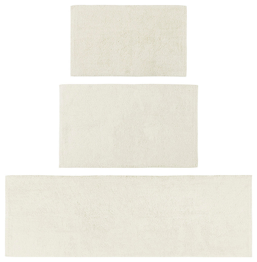 Beautyrest Plume Luxury Feather Touch Reversible Bath Rug, Ivory