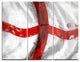 "Flag of England" Glossy Metal Wall Art, 3 Panels, 36"x28"