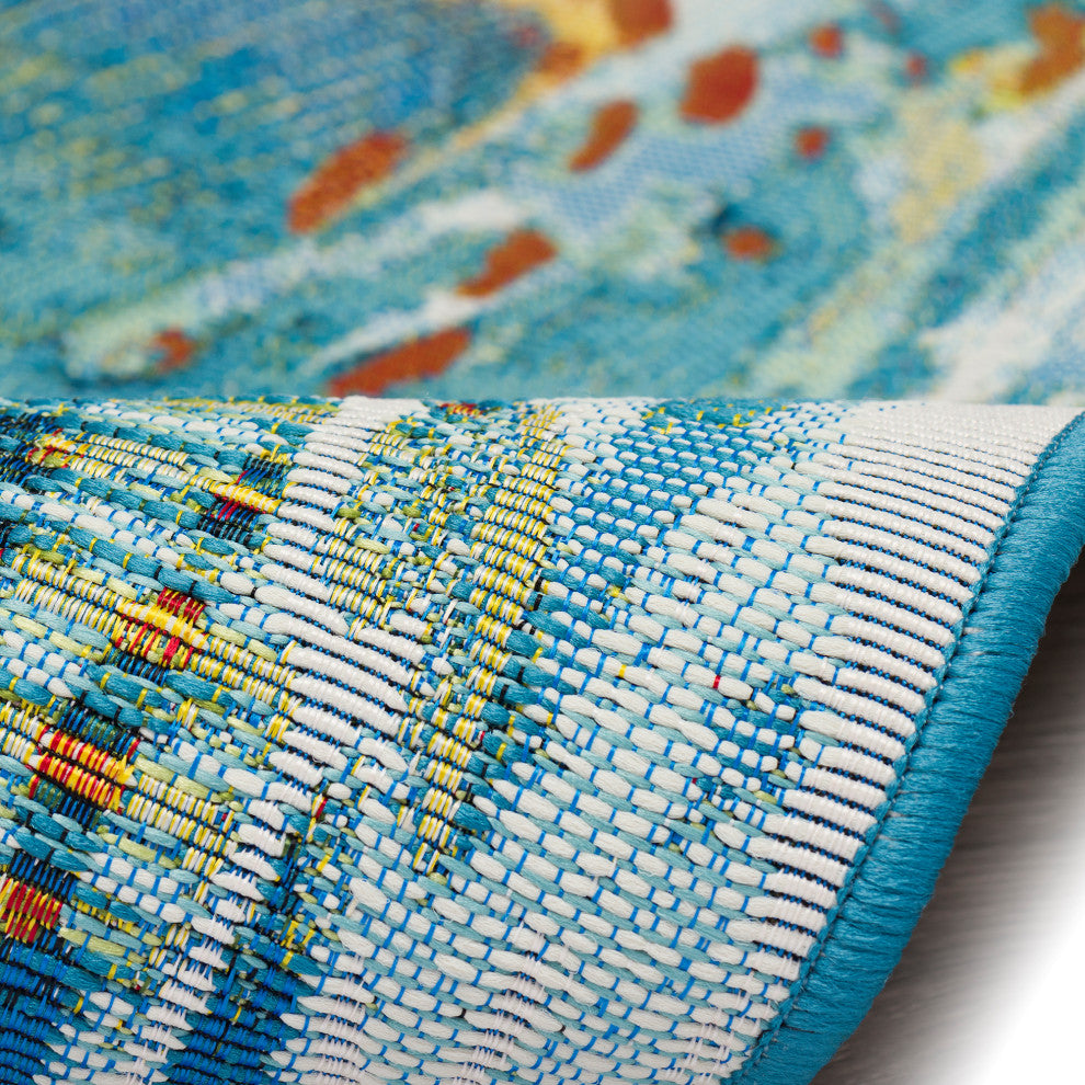 Esencia Fantasea Indoor/Outdoor Mat Ocean 2'5"x3'11"