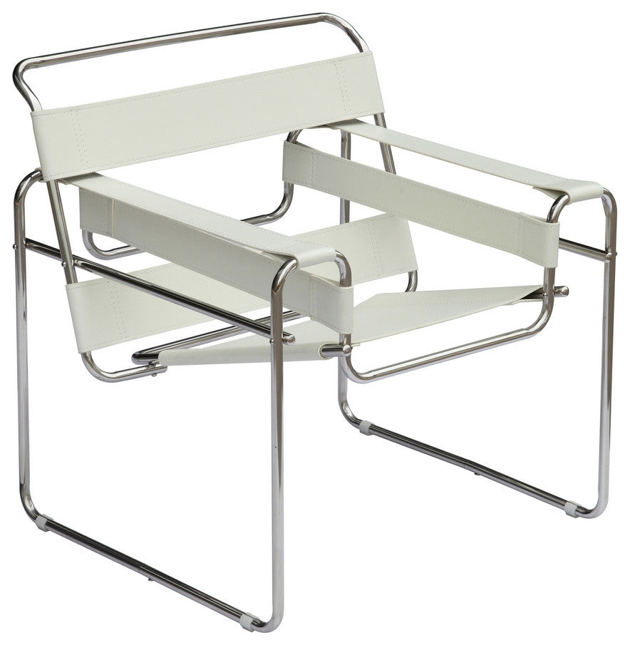 Modern Classics Strap Chair, White