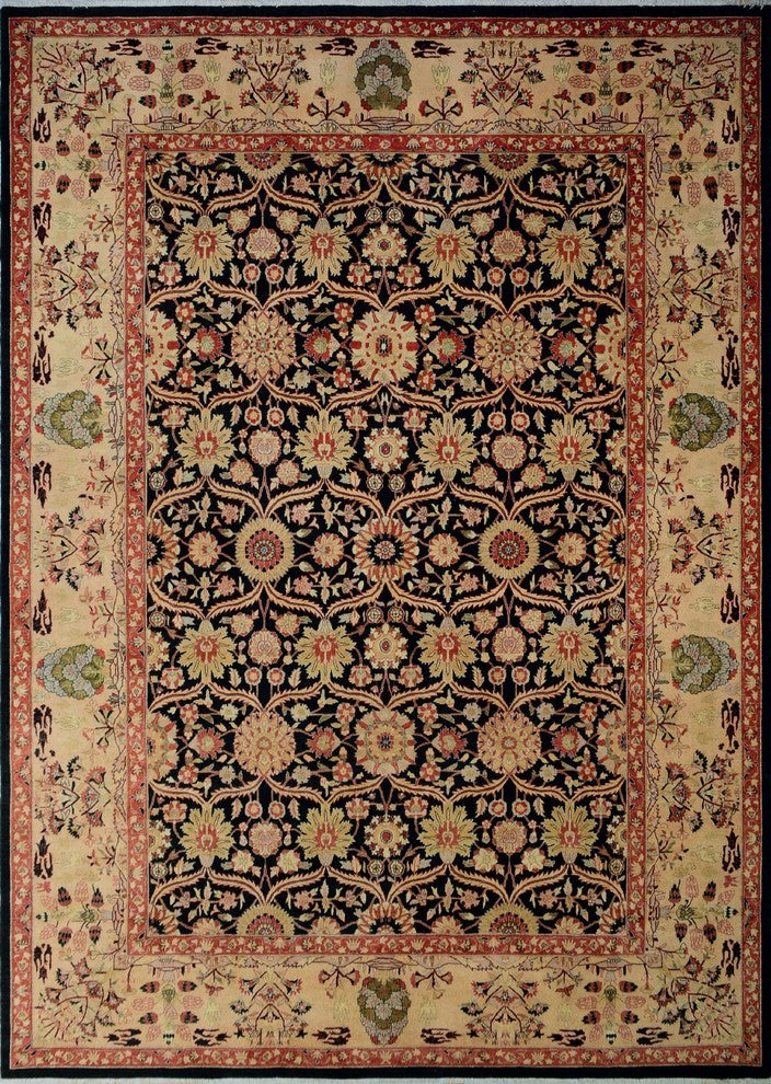 Pak-Persian Zelda Black Rug 10''0"x13''7"