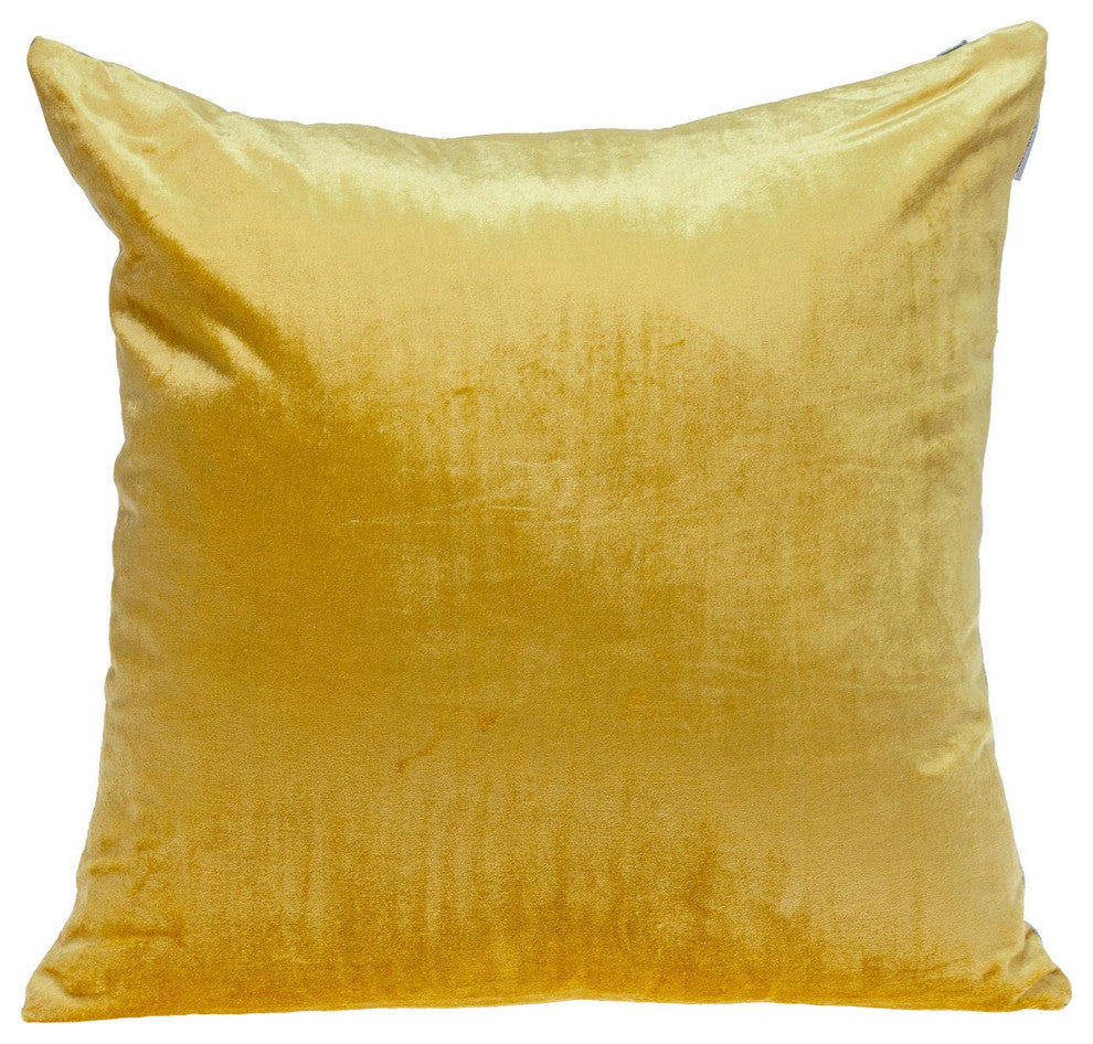 Parkland Collection Nerine Yellow Throw Pillow