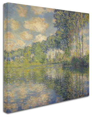 Monet 'Poplars On The Epte' Canvas Art, 14 x 14