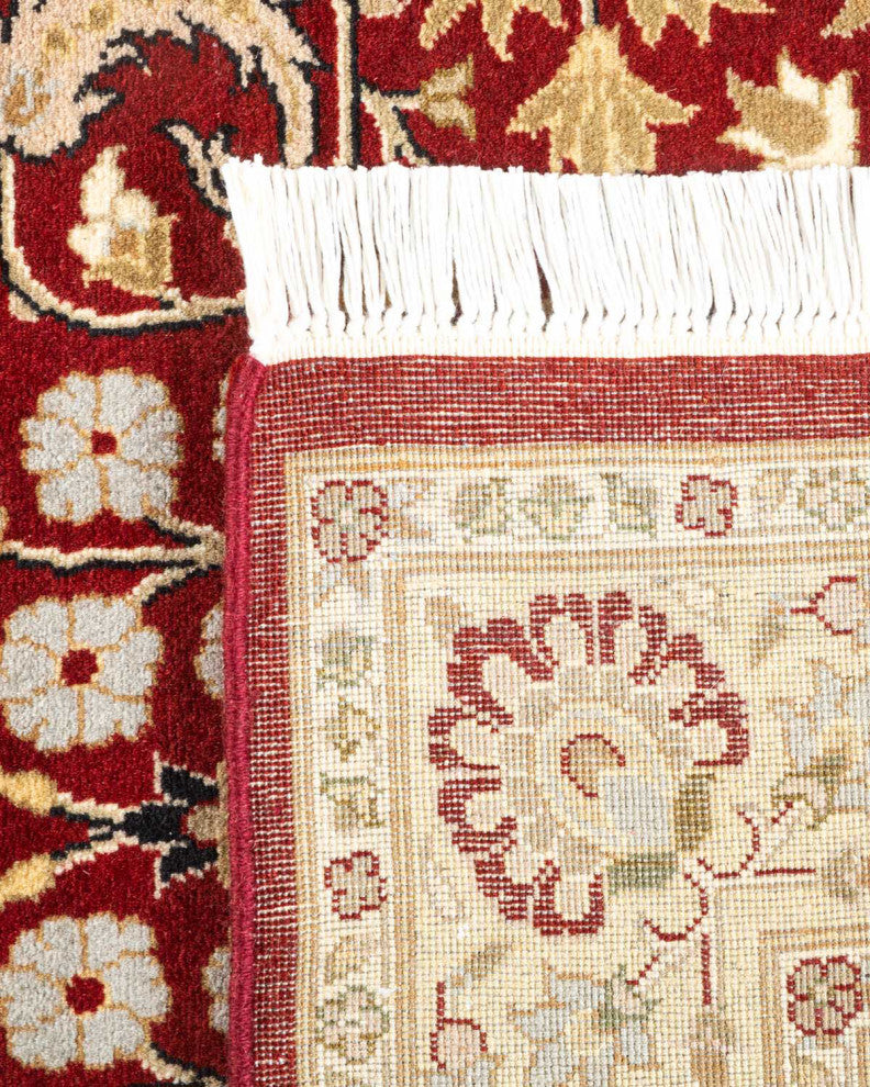 Hugli, One-of-a-Kind Hand-Knotted Area Rug Red, 3'1"x5'3"