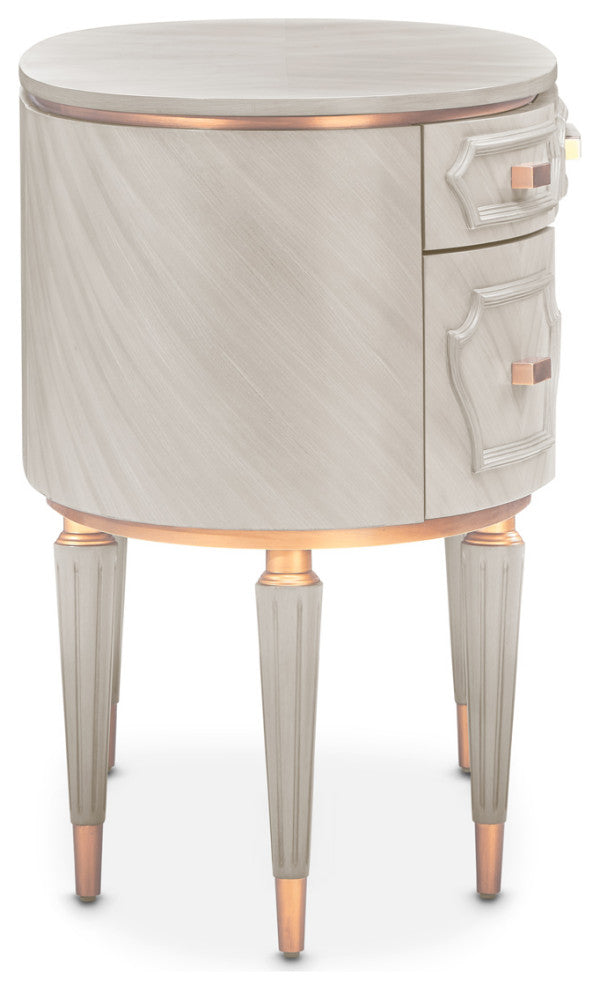 St. Charles Vanity Desk, Dove Gray