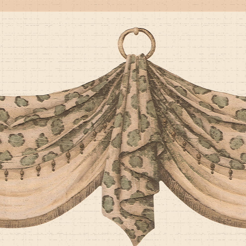 Leopard Print Peel and Stick Wallpaper Border 15'x7"
