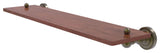 Dottingham 22" Solid Wood Shelf, Antique Brass