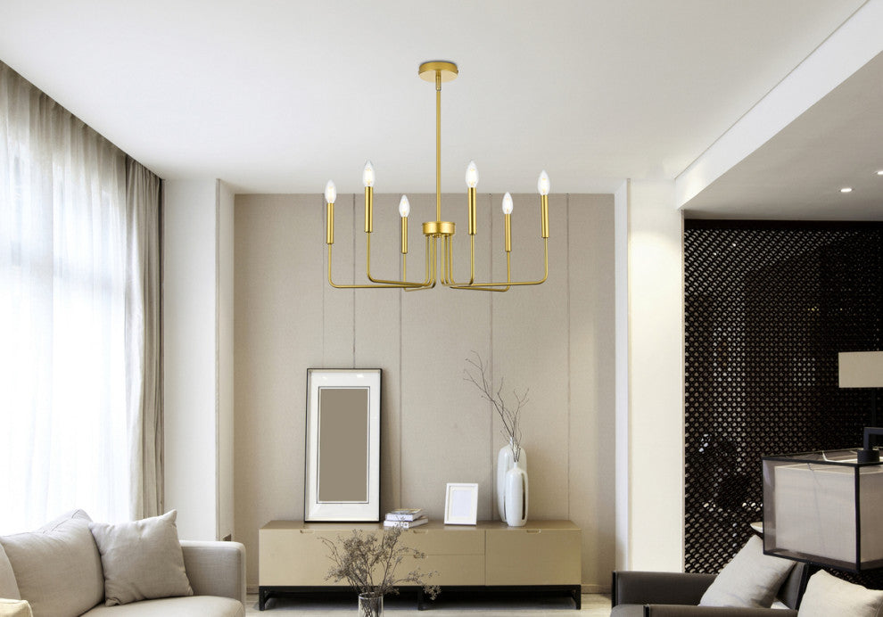 26" Pendant Light, Brass